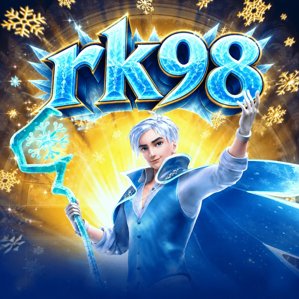 rk98 Jack Frosts menampilkan karakter es bertongkat kristal salju