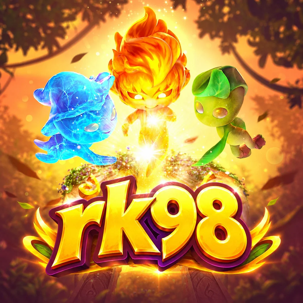 rk98 Myst Spirits menampilkan tiga roh elemen air, api, dan tumbuhan